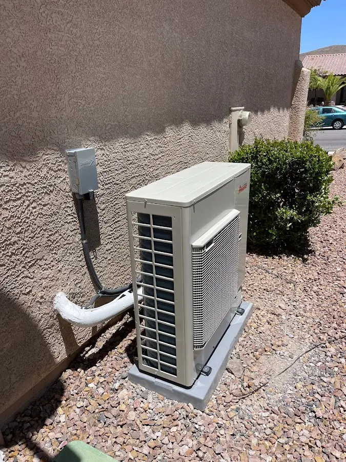 Residential air conditioning condenser unit in Cumming